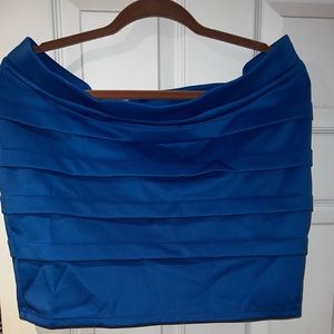 Blue Mini Skirt